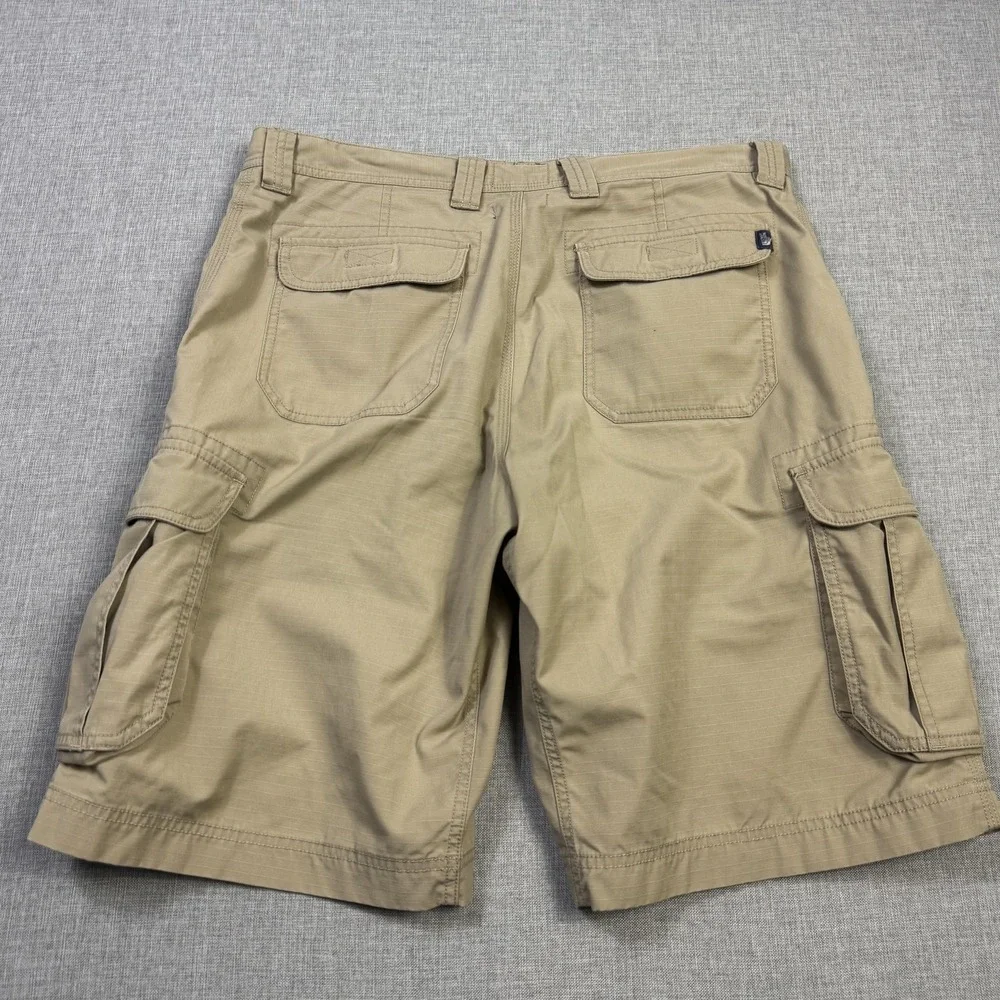 The North Face Ripstop Cargo Easy Shorts Mens 34 Beige Cotton Polyester